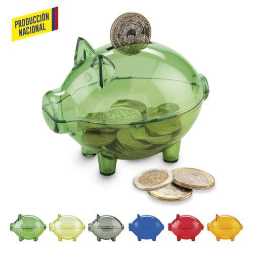 Alcancia Mini Cerdito Cristal