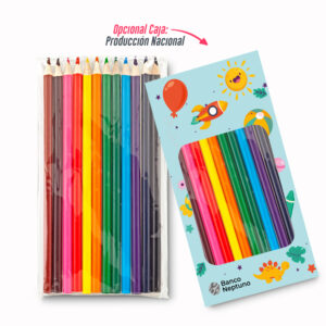 SET DE 12 COLORES EN BOLSA