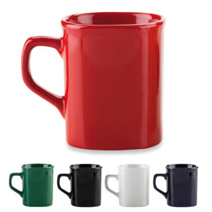 MUG CERAMICA CUADRADO 10 OZ
