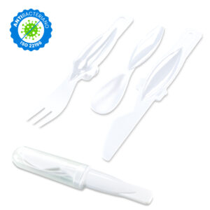 SET DE CUBIERTOS - MATERIAL ANTIBACTERIANO