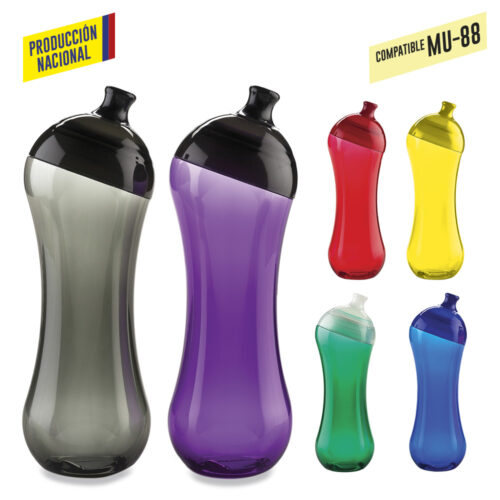 BOTILITO EN PVC CURVY 525ML - PRODUCCION NACIONAL