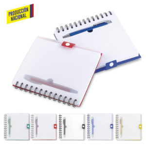 LIBRETA CON BOLIGRAFO KADENS - PRODUCCION NACIONAL