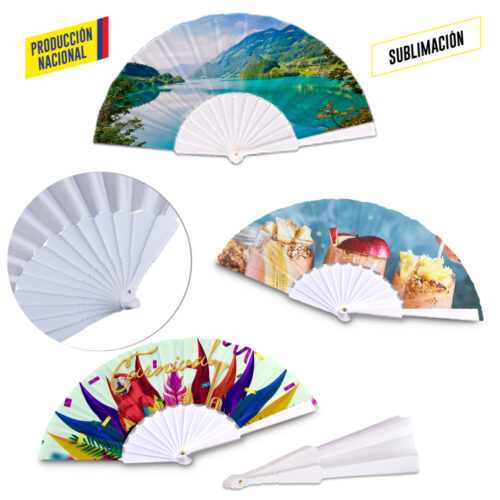 CUERPO PLASTICO PARA ABANICO (TELA IMPRESA PROD NAL)
