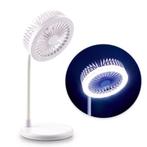 LAMPARA DE ESCRITORIO CON VENTILADOR SELFIE OFERTA