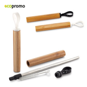 PITILLO REUTILIZABLE METALICO BAMBOO