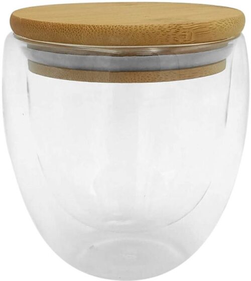 TAZA DOBLE VIDRIO ¨COLOMBIA¨ TRANSPARENTE