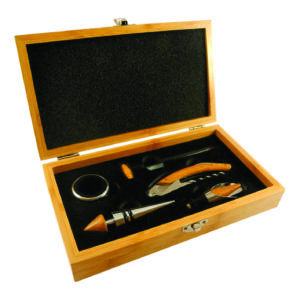 SET DE VINOS "BAMBOO" MADERA