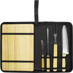 SET DE ASADO / BBQ "MASTER" NEGRO
