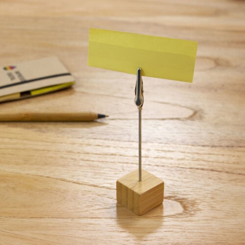 MEMO CLIP DE ESCRITORIO "BAMBSTICK" MADERA