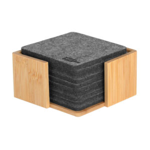 POSAVASOS DE RPET "KOSTER" GRIS