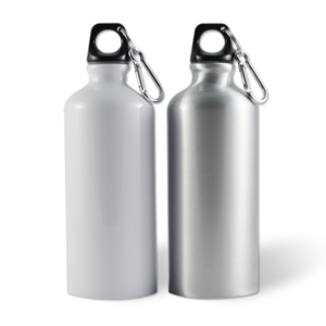 Caramañola Sublimable Metalica Blanca 600 Ml