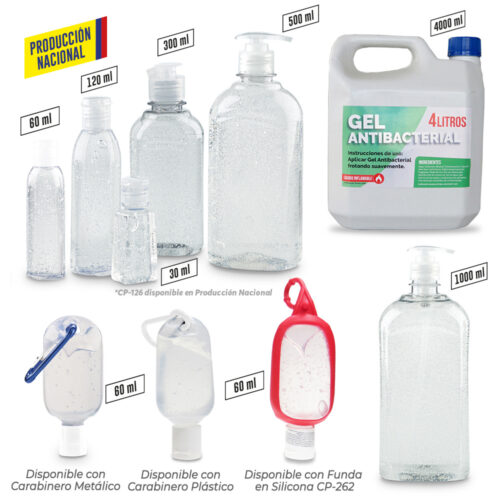 Gel Antibacterial Transparente-Producción Nacional 60 ml