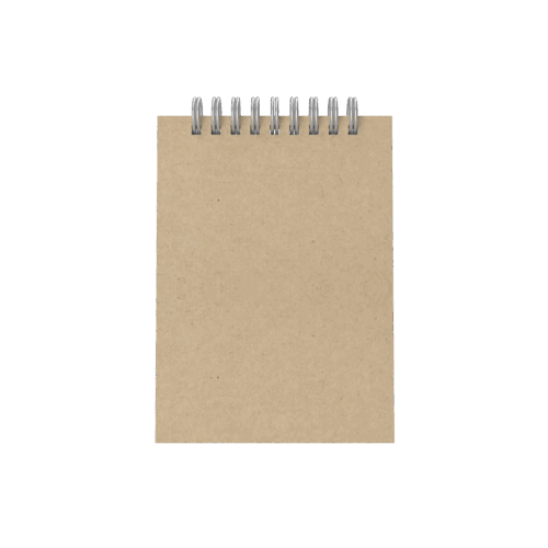 Cuadernos Argollado Pasta Dura 9.5x13 cm Ecológico